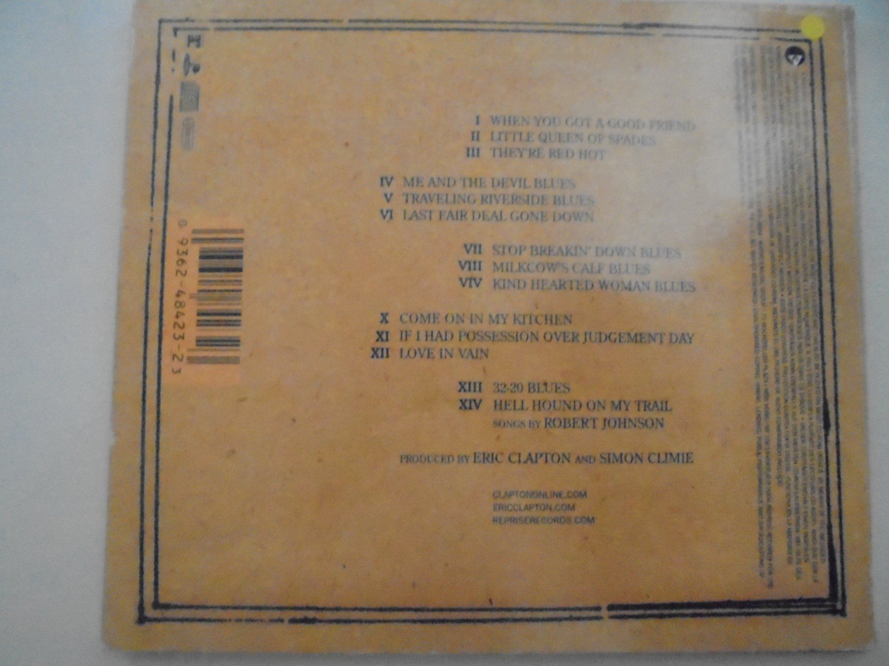 CD: Eric Clapton " Me and Mr Johnson " Digipack, très bon état – Usato da Crissier venduto da Promopost 1
