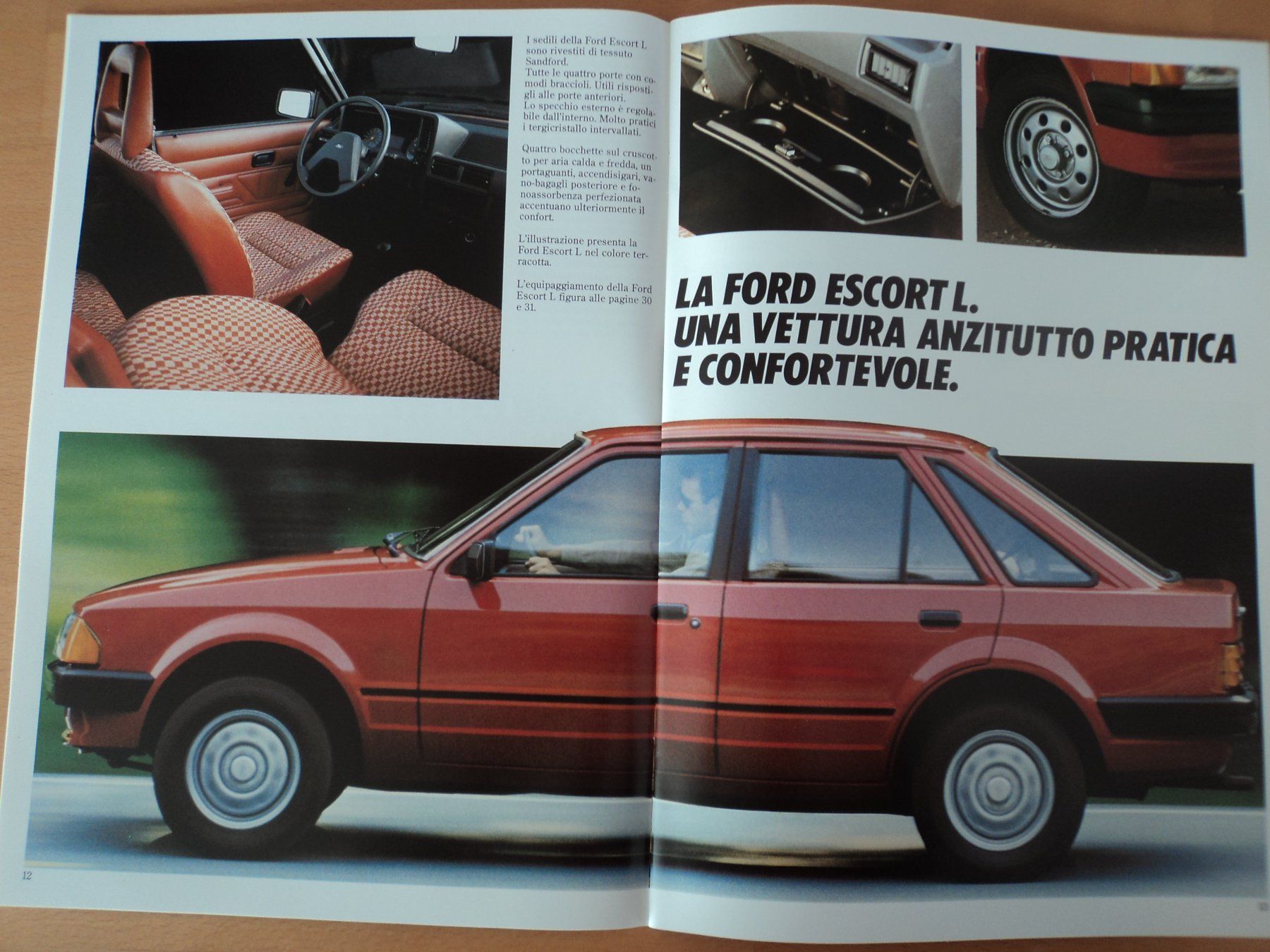 Ford Documenti: Prospekt Ford Escort 1980 mit XR3 – Usato da Schwarzenburg venduto da modelCARama