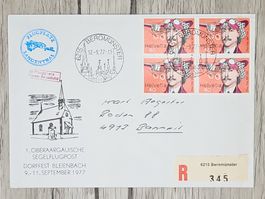 CL07 Enveloppe + Timbre Suisse 1977