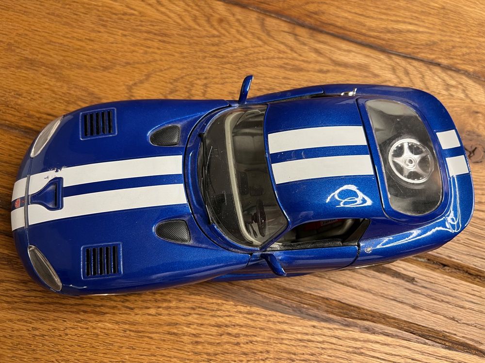 Dodge Viper GTS Coupé Bleue – Maisto 1/18, Miniature Collection
