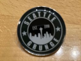 Seattle Grunge Pin Anstecker Punk Metal Rock Band