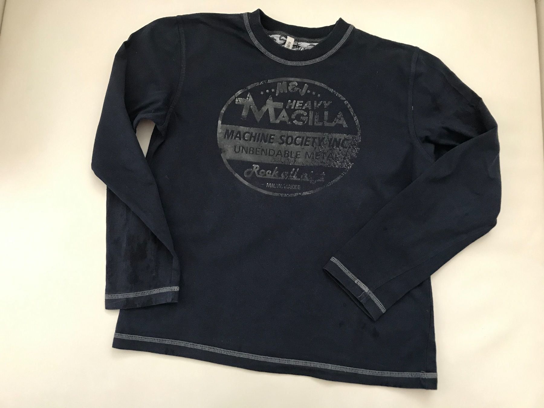 Chemises, T-shirts & Polos: Magilla Langarmshirt mit coolem Logo – D'occasion à Mauren par SB1606