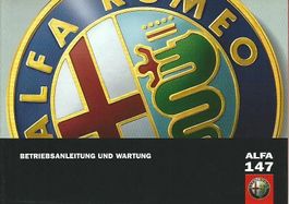 Alfa Romeo 147 Betriebsanleitung und Wartung