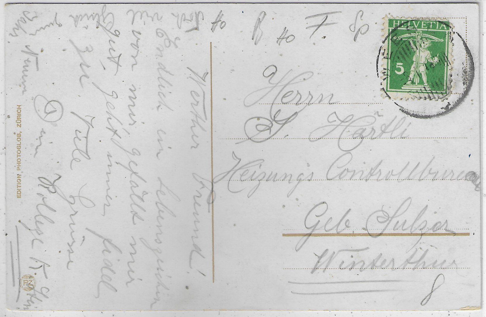 Cartoline postali: Weesen mit Leistkamm - Litho – Usato da Ettingen venduto da Kartenplanet 1