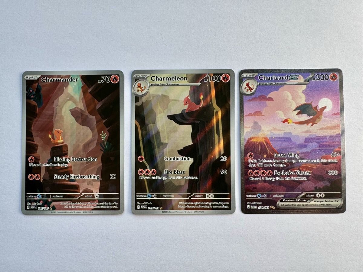 Pokémon Carte collezionabili: Charizard EX MEW EN 151 SV03 complete evolution – Nuovo (secondo la descrizione) da Moutier venduto da CaatSerra