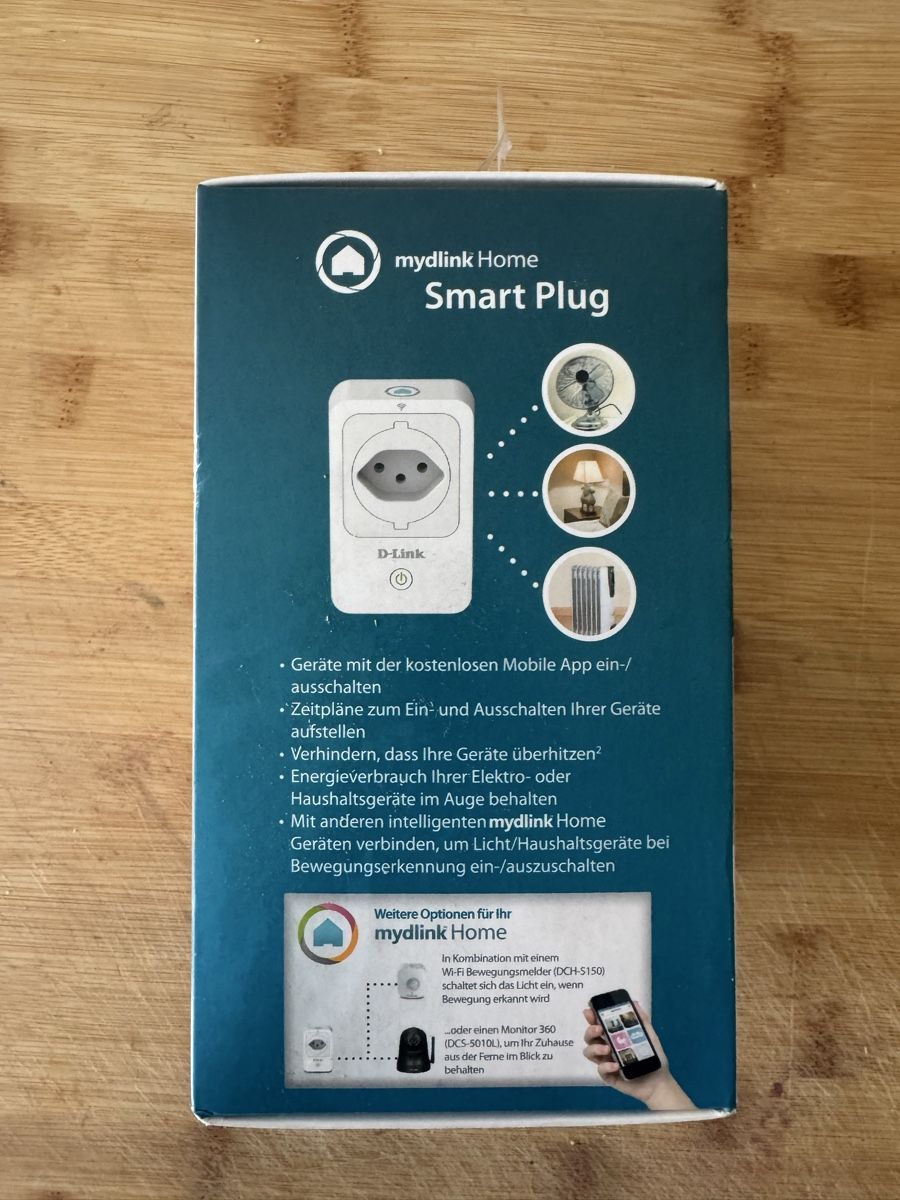 Dlink Stecker: D-Link Smart Plug mydlink Home – Neu und originalverpackt aus Zürich von Benutzername-B 2