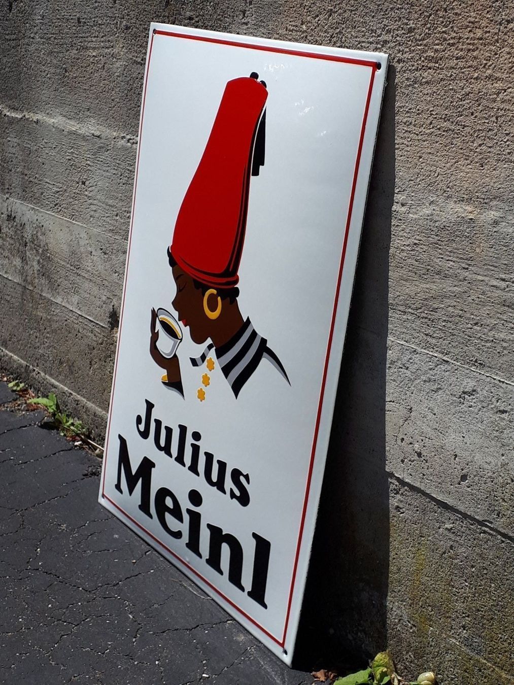 Insegne: Emailschild Julius Meinl Kaffee – Usato da Zürich venduto da timbuktu03 1