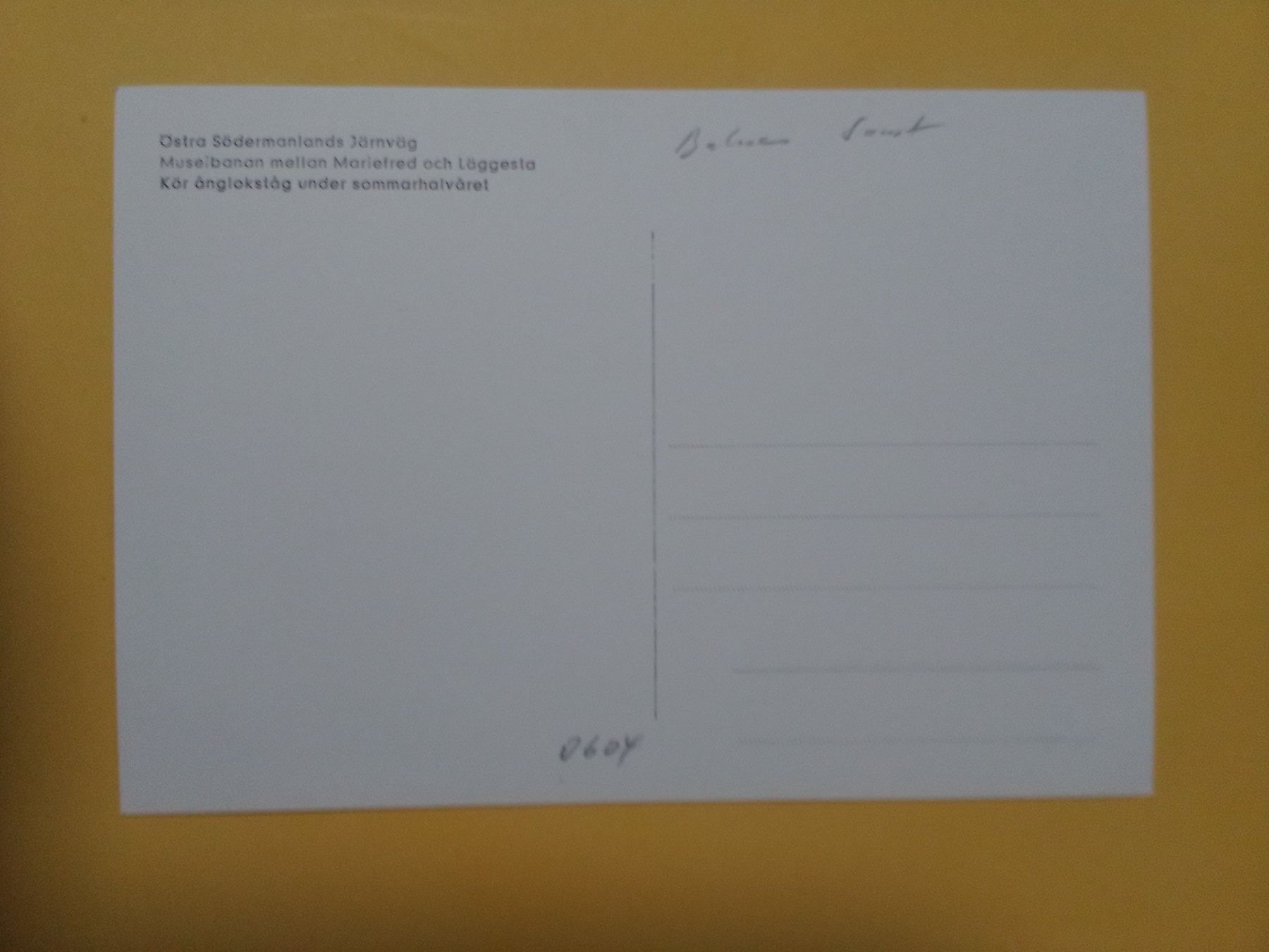 Ansichtskarten: AK Bahn Schweden Bahnhof – Gebraucht aus Küttigen von Melisch1000 1
