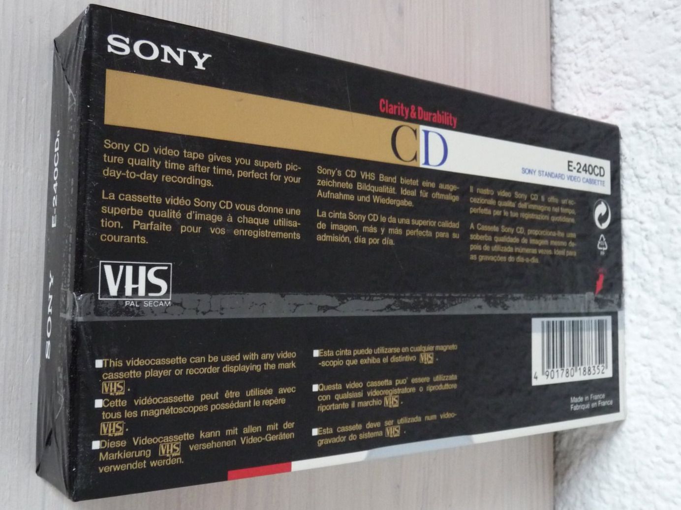 Cassette vuote: Sony E-240 CD VHS 240 – Nuovo e nell'imballaggio originale da Savagnier venduto da Marderuth 1