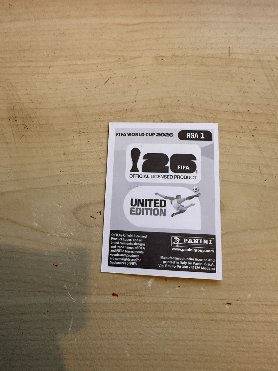 Panini Carte collezionabili: FIFA World Cup 2026 Sticker RSA 1 – Usato da Rüschlikon venduto da andi_841 1