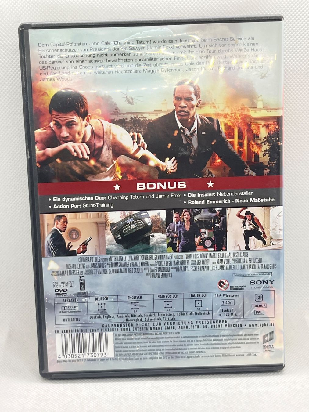 Tutti i DVDs: DVD White House Down mit Channing Tatum & Jamie Foxx – Usato da Hinterkappelen venduto da Kim1992 1