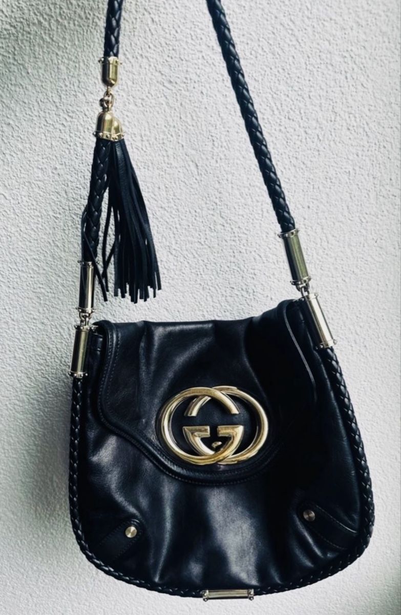 Gucci Taschen für Damen: Authentic Gucci Black Leather Handbag – Gebraucht aus Vevey von ledidream 2