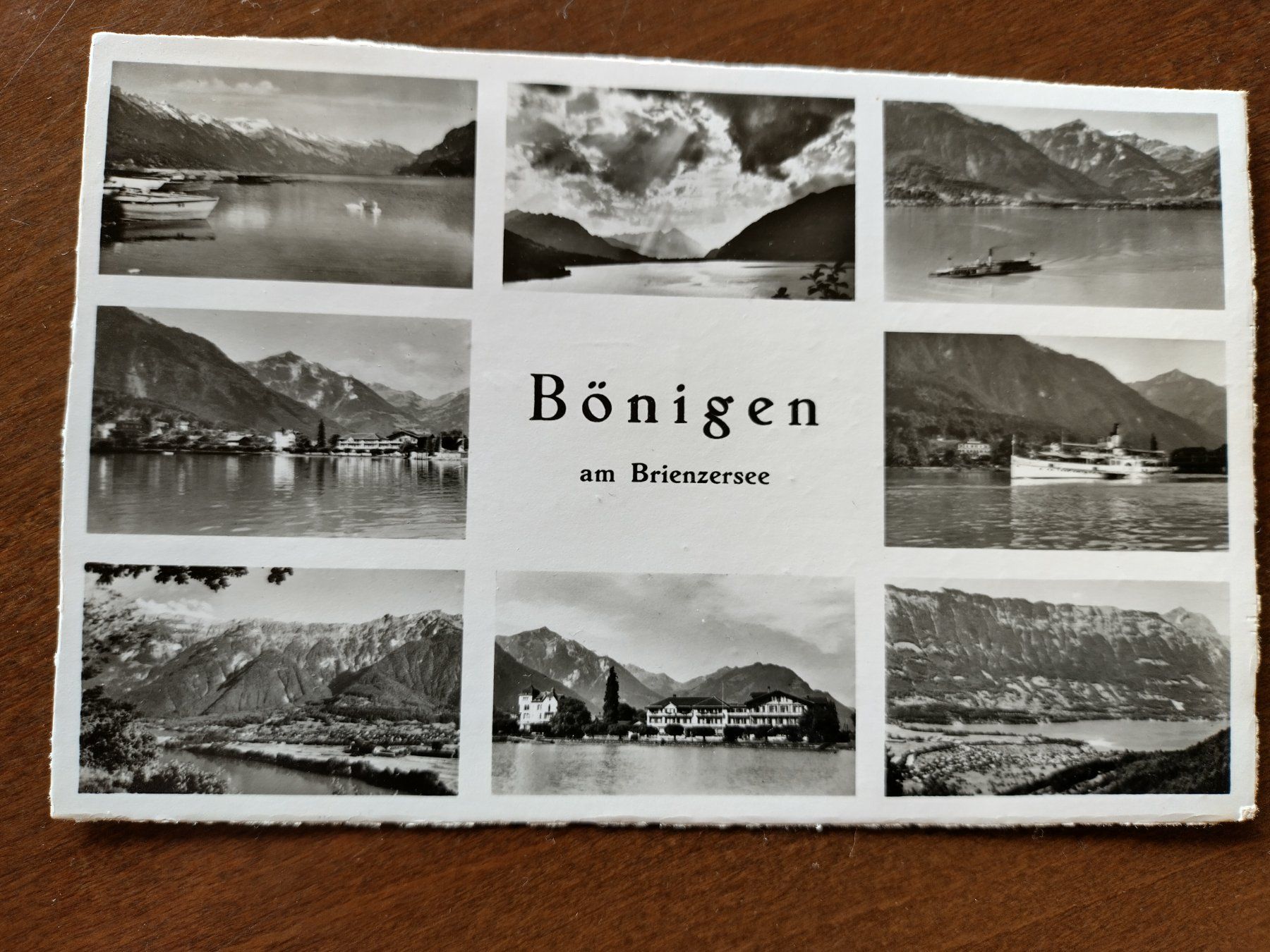 Cartoline postali: Ansichtskarte Bönigen am Brienzersee 1955 – Usato da Wildhaus venduto da Hukwildhaus
