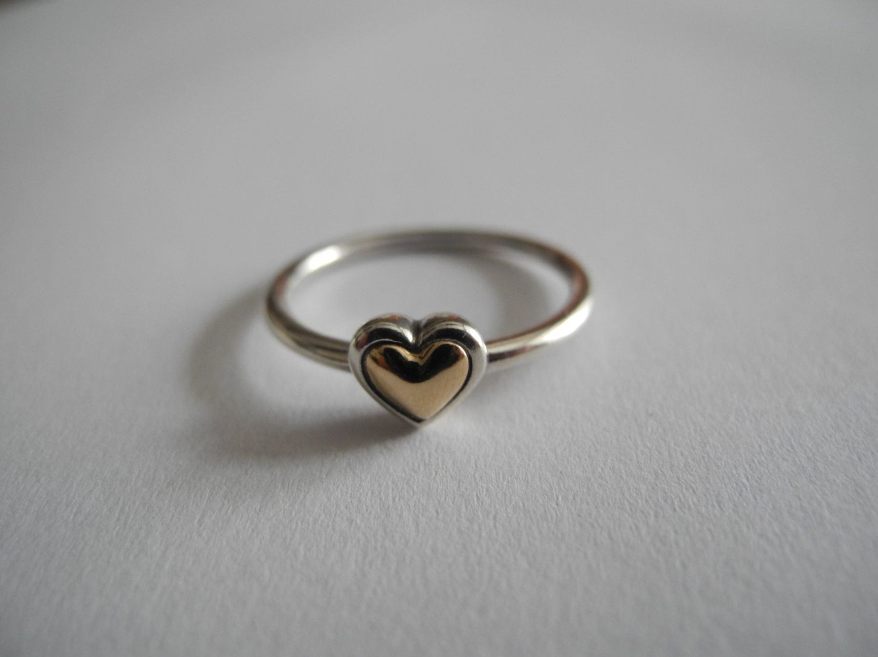 Pandora Ringe: Ring 925 Silber mit echt Goldeinlage 585 / Gr.54 – Neu (gemäss Beschreibung) aus Balsthal von qwer24 1