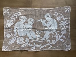 Altes Deckchen, Kunstwerk, Vintage, Top Zustand!