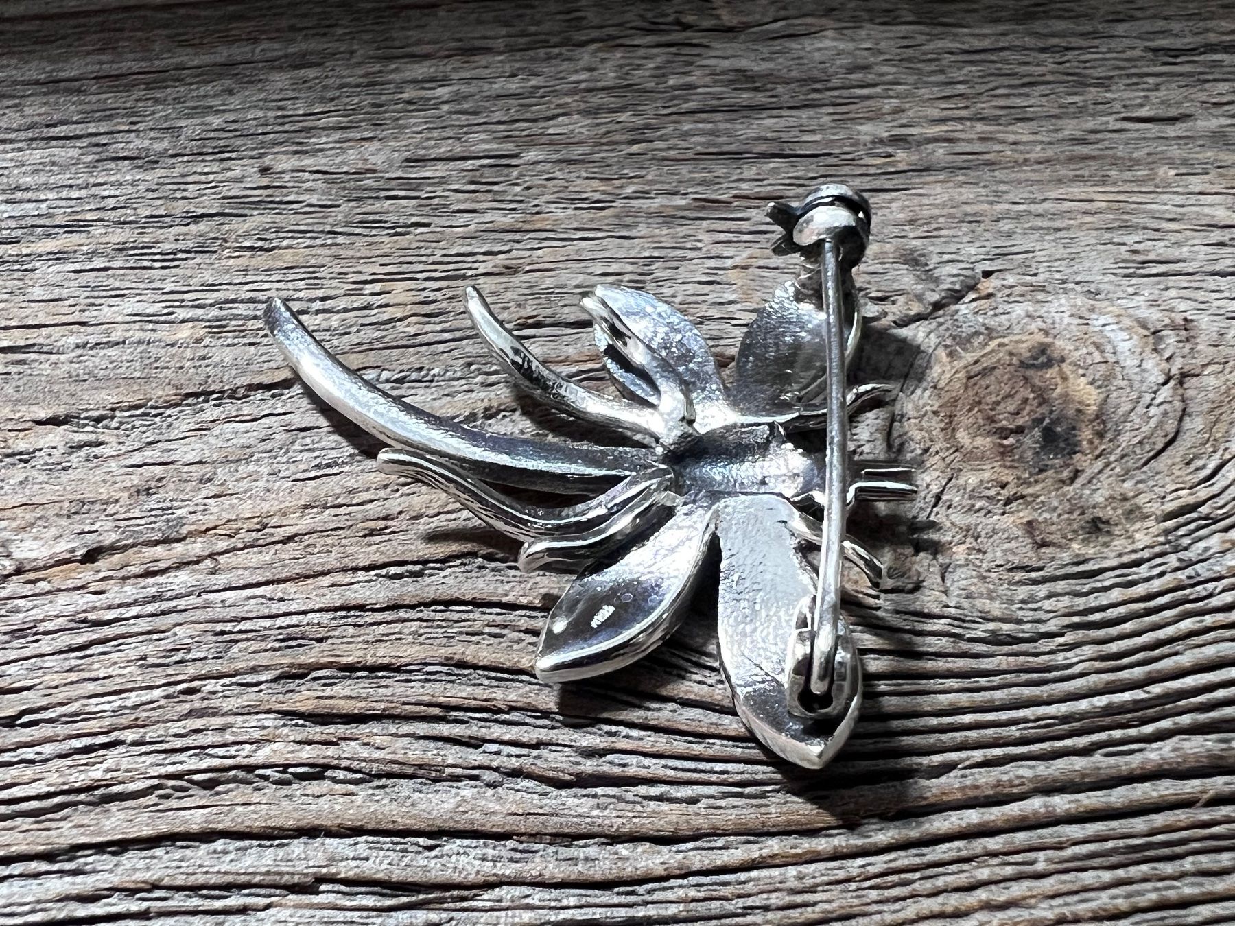Spille & Fermagli: Brosche Libelle im Jugendstil Silber Perlmutter u Markasiten – Nuovo (secondo la descrizione) da Bern venduto da Jiffy 5