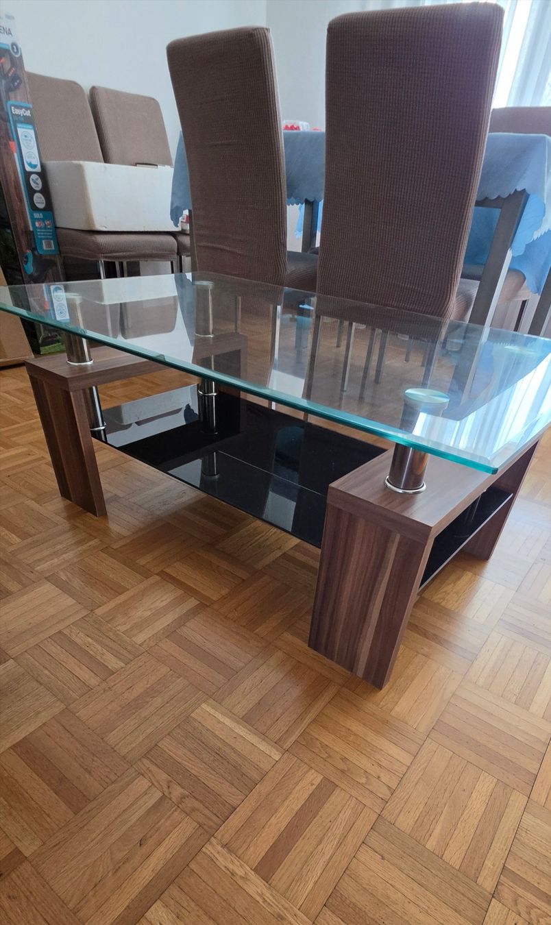 Tavoli: Glas-Couchtisch, modern, mit Ablage – Usato da Adlikon b.Regensdf venduto da sun_fw7w 4