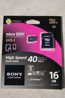 Sony micro SDHC 16 GB  Class 10  UHS-I