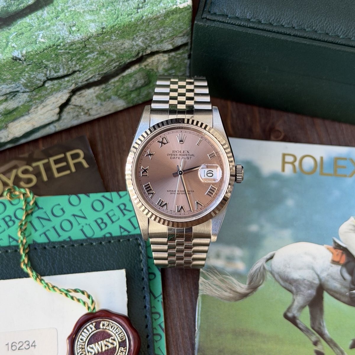 Rolex Orologi: Rolex Datejust 36 NOS Salmon dial  – Usato da Genève venduto da mgcrd 1