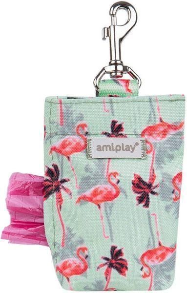Guinzagli & Collari: Kotbeutelspender Be Happy Flamingo – Nuovo e nell'imballaggio originale da Schübelbach venduto da Bemafaja 2