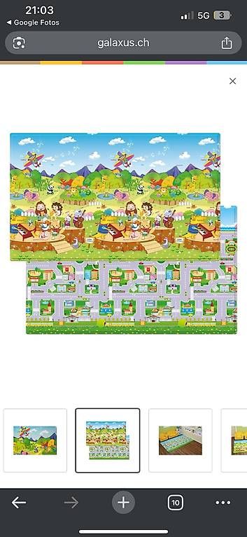 Tappeto da gioco: Spielmatte Dwinguler Orchestra 130 x 190 cm – Usato da Luzern venduto da Sportstudentin