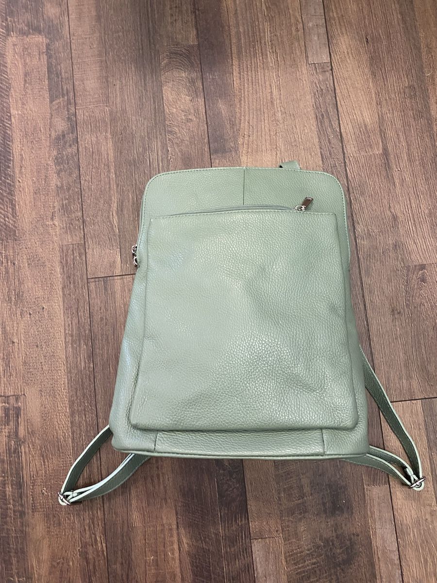Zaini: Lederrucksack mintgrün neu! – Nuovo e nell'imballaggio originale da Büron venduto da Coerner
