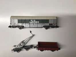 SPUR N Güterwagen Set, 3-teilig, OHNE OVP