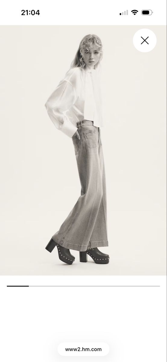 H&M Jeans: H&M Wide High Jeans – Usato da Erlenbach ZH venduto da itemstobepruchased 5