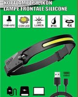 Stirnlampe COB mit USB AKKU + BM Sensor