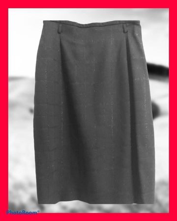 eleganter Rock Bianca / schwarz/Silber / 40
