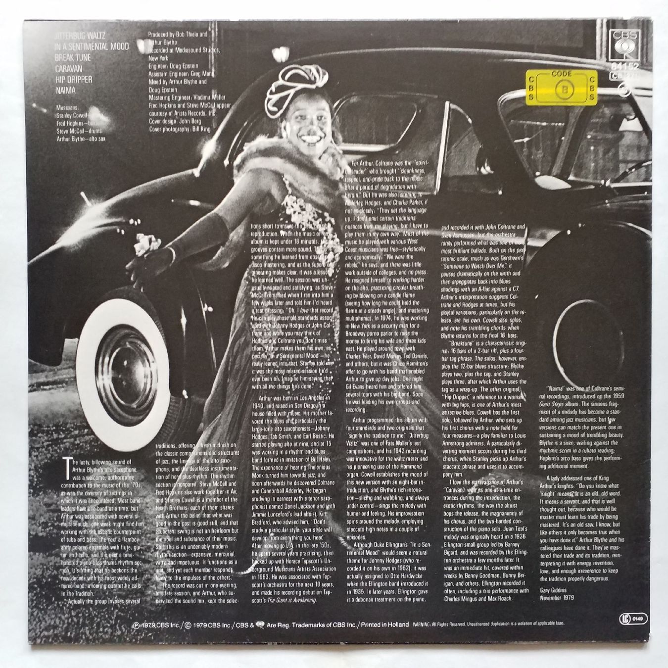 Dischi in vinile: ARTHUR BLYTHE,  in tradition - 1980 press  - NEW - – Nuovo (secondo la descrizione) da Yverdon-les-Bains venduto da Jacotreut 1