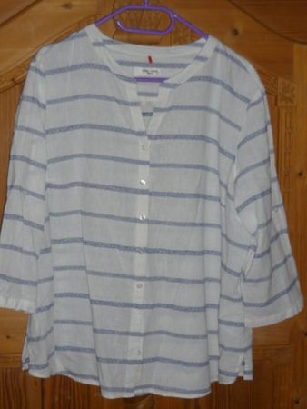 BLUSE GERRY WEBER CASUAL GR. 46 55% LINEN 45% BAUMWOLLE