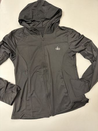 Damen Kapuzenjacke Alo Yoga grau Grösse S,M neuwertig