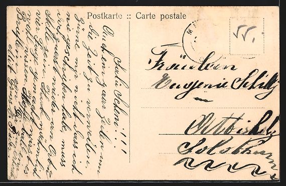 Cartes postales: Mülchi /Bern, Gesamtansicht mit Maisfel – D'occasion à Berlin par bartko-reher 1