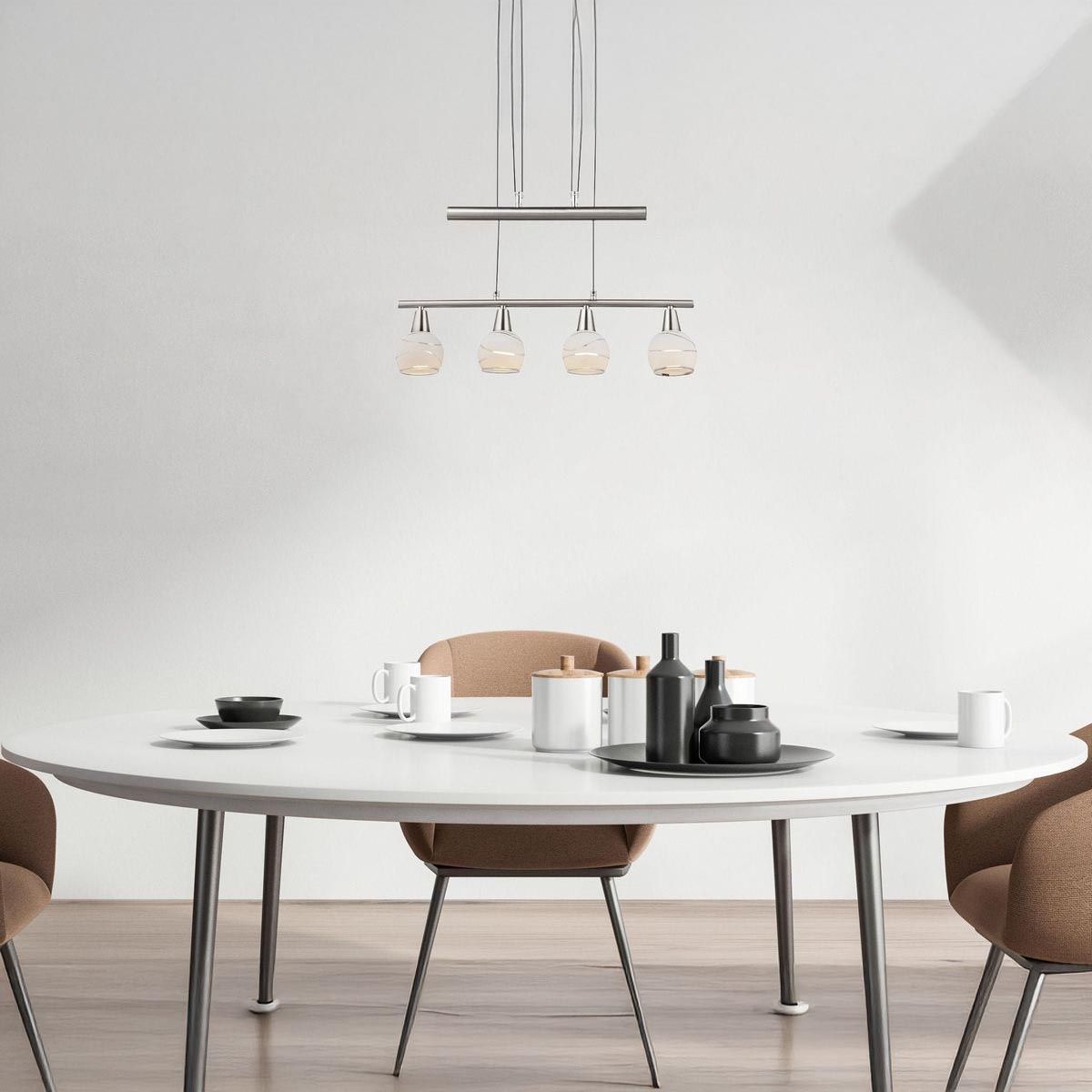 Lustres & lampes de plafonds: LED Pendelleuchte, Glas, 60 cm x 10 cm – Neuf (Voir description) à Kreuzlingen par Smart-Light 2