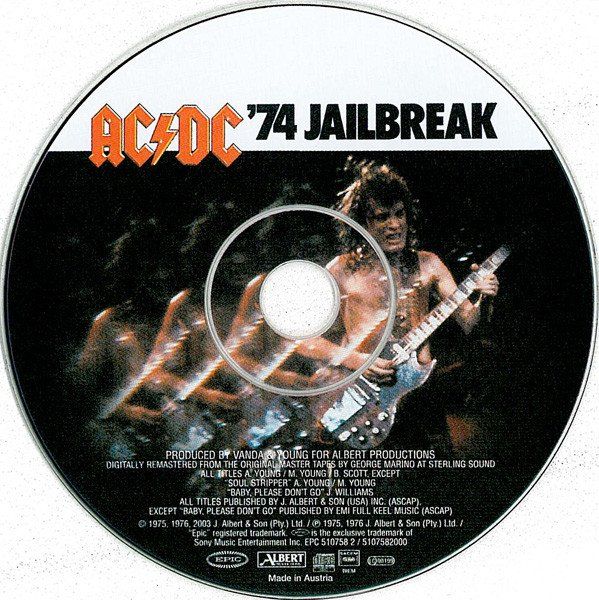 CDs: AC DC '74 JAILBREAK Angus Young Malcolm Young Hard Rock CD – Gebraucht aus Kandergrund von Sososo 2