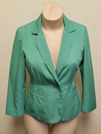 YES OR NO Damen Blazer Grün Türkis Gr. 36 Tailliert Elegant