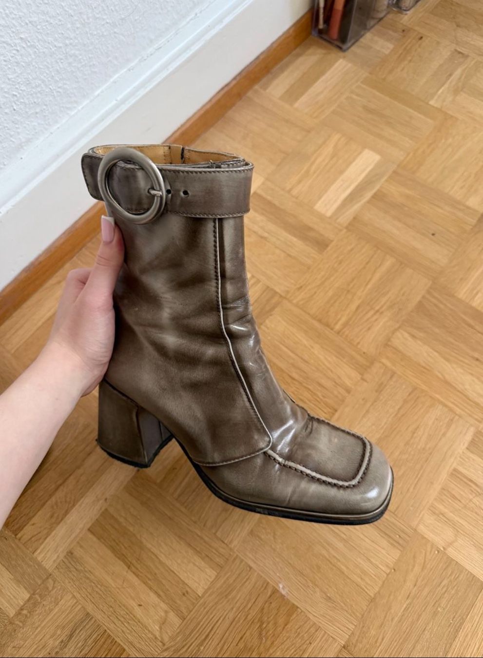 Damenschuhe: Vintage Leather Boots – Gebraucht aus Zürich von liv_e