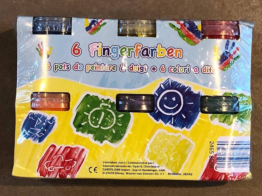 Colori: 6 pots de peinture à doigts – Nuovo e nell'imballaggio originale da Vernayaz venduto da kat_h7s2