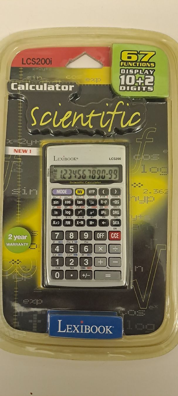 Calcolatrici tascabili: Taschen Rechner Calculator Lexibook – Nuovo e nell'imballaggio originale da Stetten AG venduto da Maschinenwarencenter