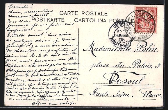 Cartoline postali: Luzern, Teilansicht mit Kirche und den A – Usato da Berlin venduto da bartko-reher 1