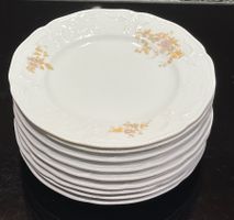 Rosenthal - Teller flach 17 cm  -  9 Teller