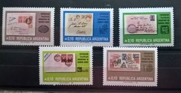 Argentinien 1985 Satz Briefmarkenausstellung postfrisch