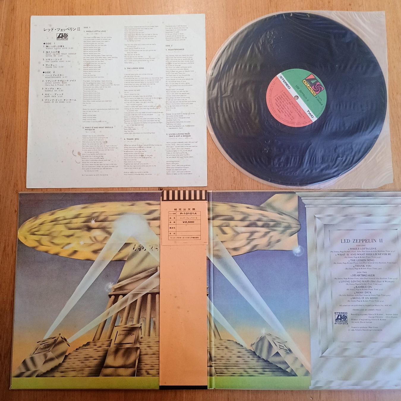 Schallplatten: Led Zeppelin - II LP JAPAN-1976 VG++/VG – Gebraucht aus münchenstein von karl_heinz_krasser 5