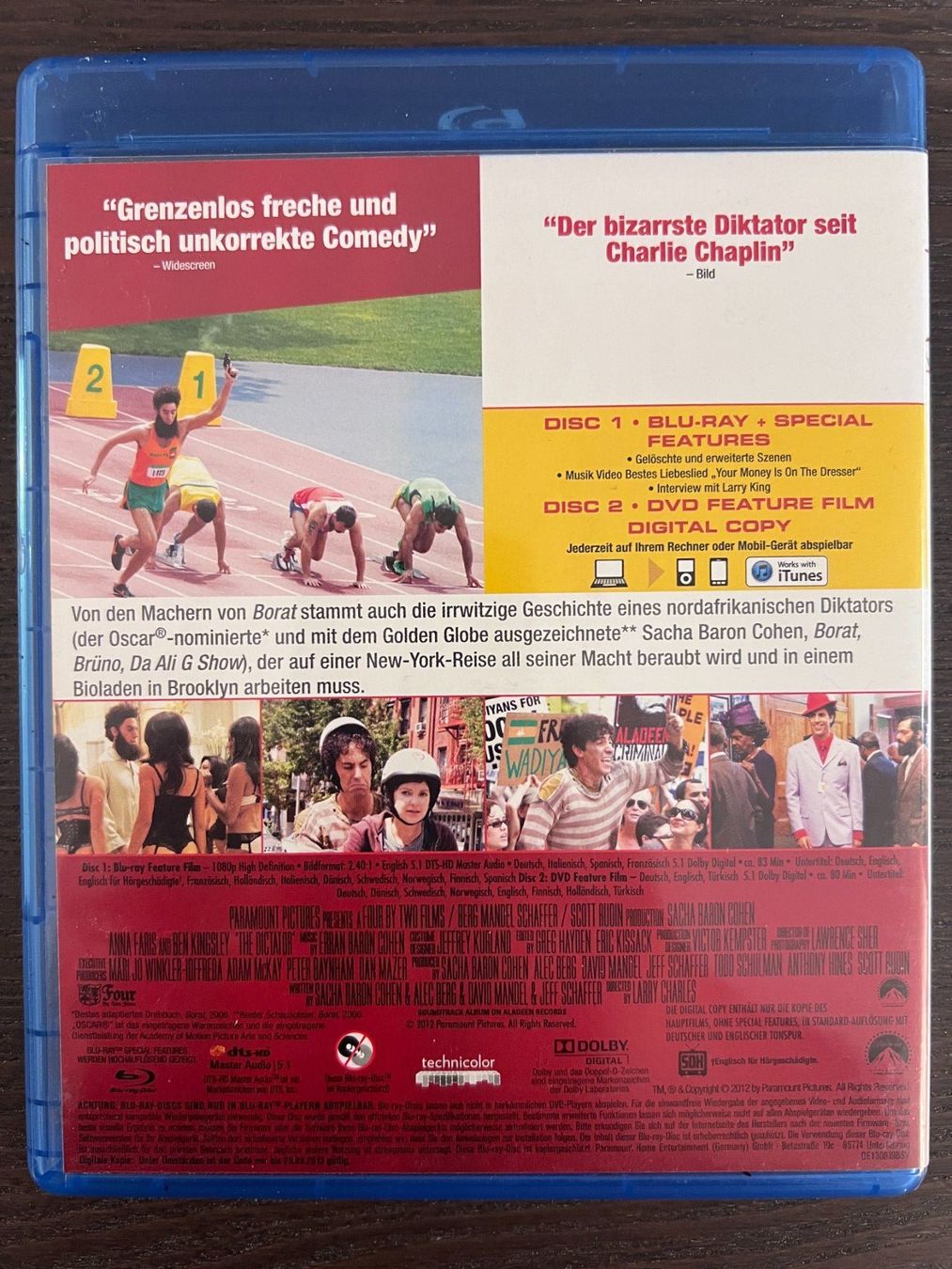 Alle DVDs: Der Diktator – Gebraucht aus Zürich von Blu-ray_ZH 1
