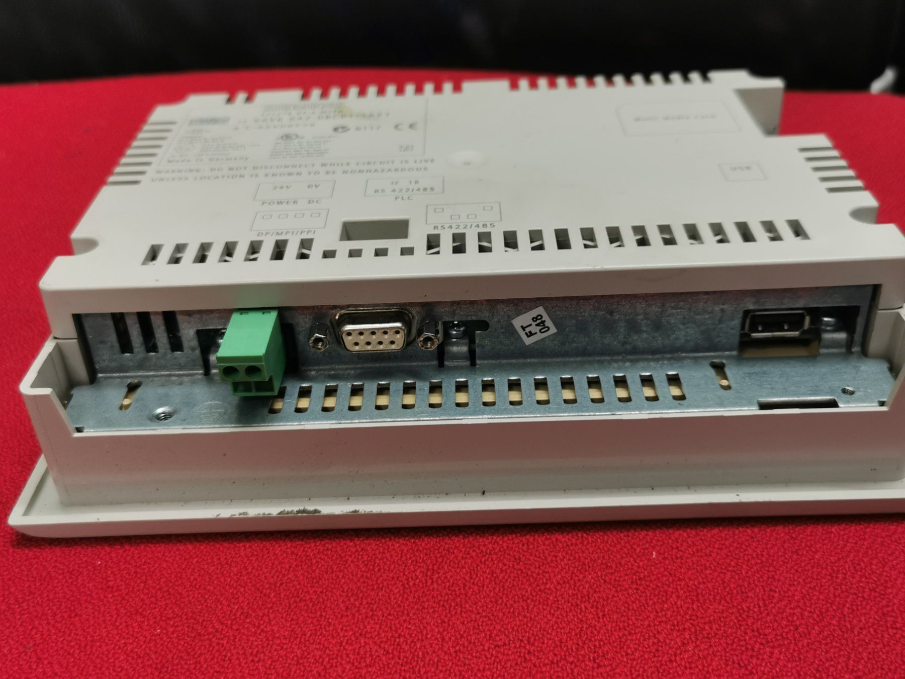 Siemens Componenti elettronici: Siemens Simatic Panel KTP600 Basic Color PN, Top Zustand! – Usato da Niederlenz venduto da Chevy_V8 7