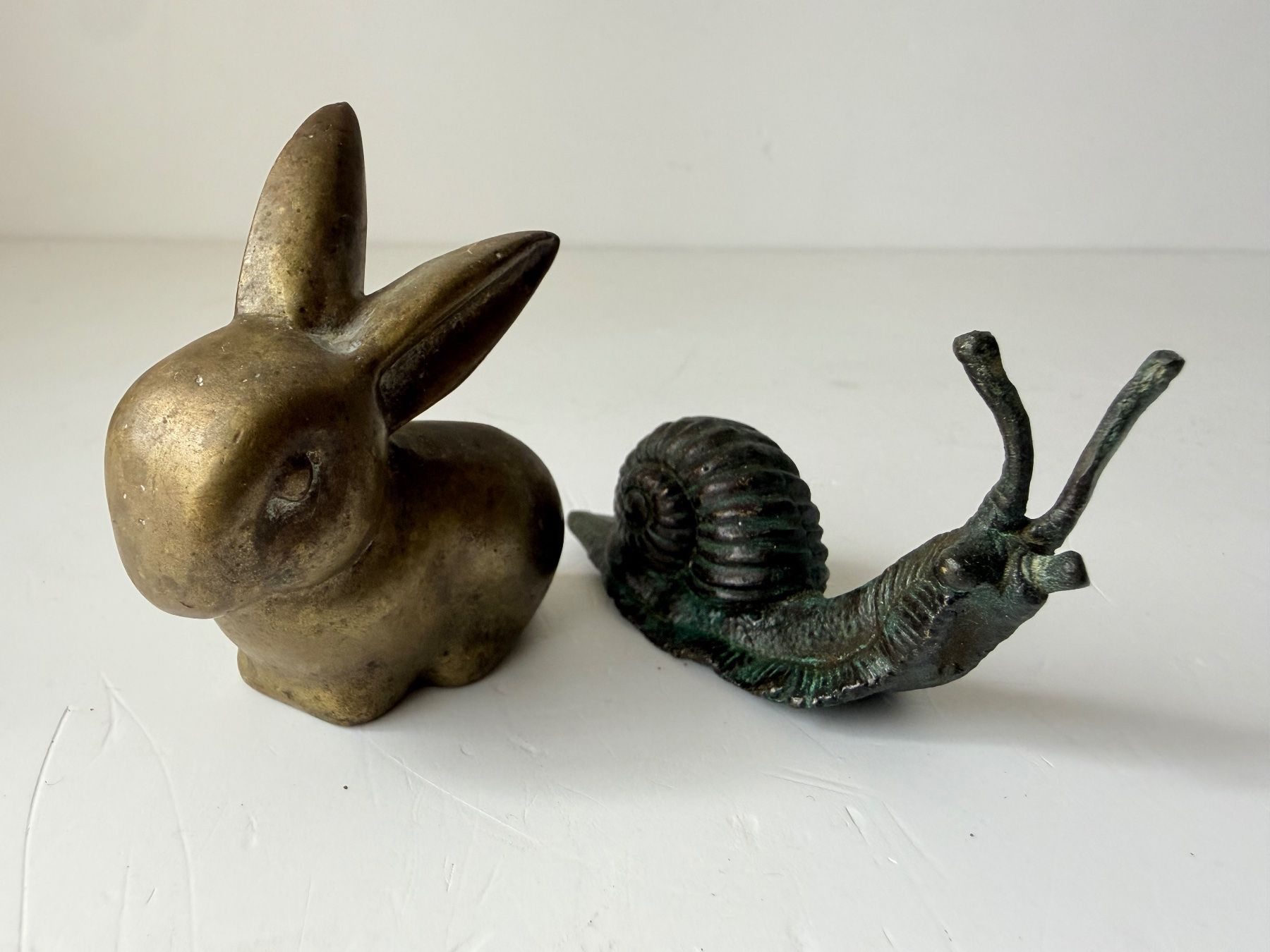 Giocattoli: 2 Tierfiguren aus Messing und Bronze – Usato da Zwingen venduto da moje1 4