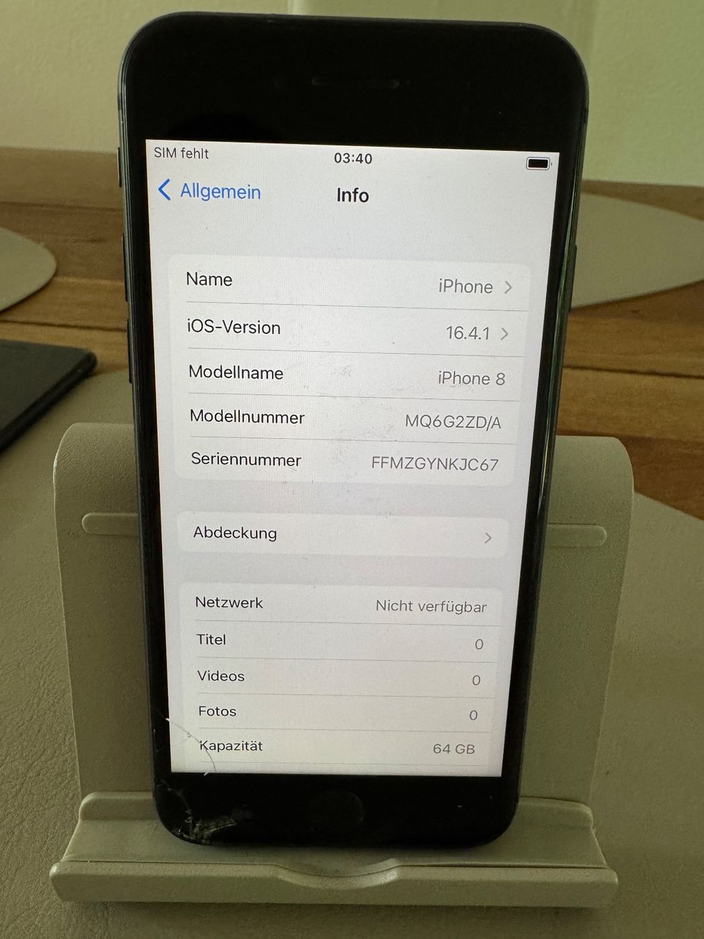 Apple Telefoni cellulari / Smartphones: iPhone 8 mit 64GB – Difettoso da Adliswil venduto da Busys 1