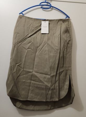 Jupe Soeur modèle Caroline couleur sauge taille 42 neuf
