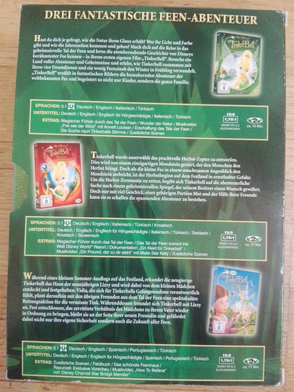 Tutti i DVDs: TinkerBell  (Feen-Trilogie) – Usato da St.Gallen venduto da elk2023 8